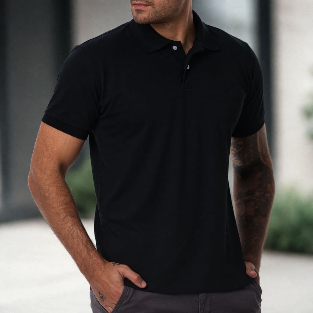 Camisa Gola Polo Masculina Algodão