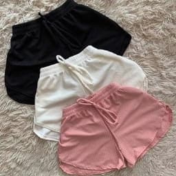 Kit 3 Short Feminino Soltinho