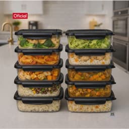 Kit Potes Reutilizáveis 850ml