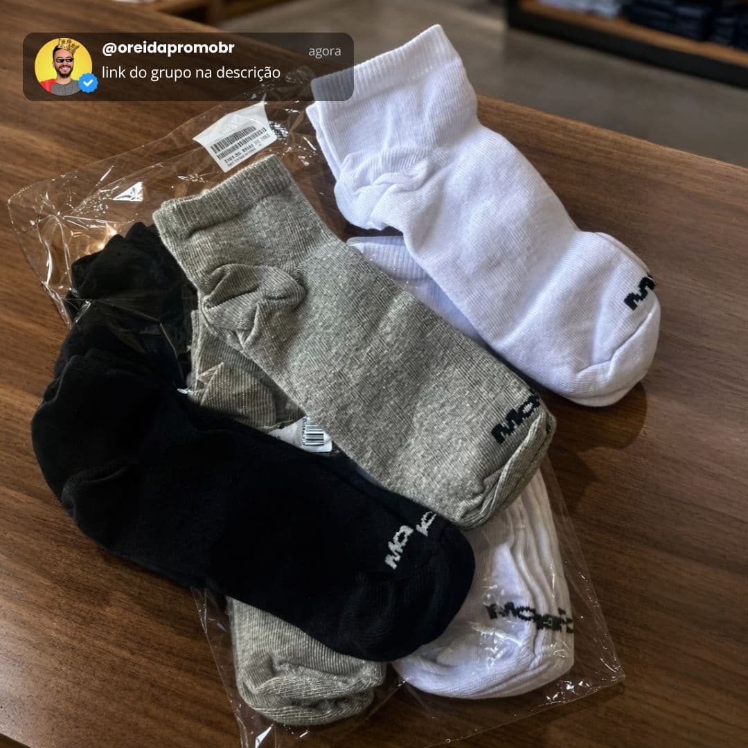 Mash Meias Unissex Cano Curto