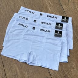 Polo Wear Kit Cuecas Boxer Microfibra