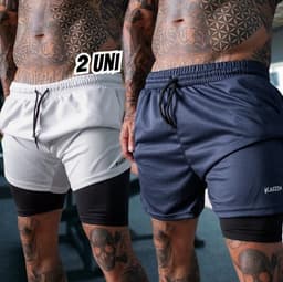 Shorts Masculino Dryfit 2 Em 1