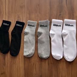 Wilson Kit 9 Pares Meias Cano Médio