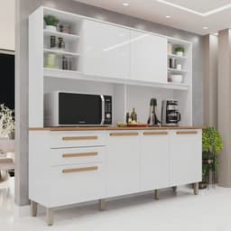 Armário de Cozinha Adelle 6 Portas 2 Gavetas