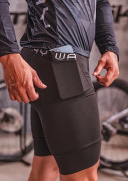 Bermuda Ciclismo Espuma Com Bolso