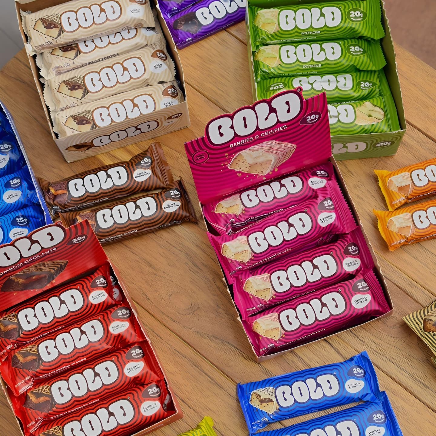 Bold Snacks Barra De Proteína Mix 12 Unid