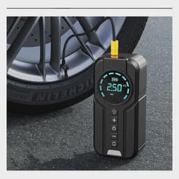 Bomba de Ar Portátil Compressor 4 em 1