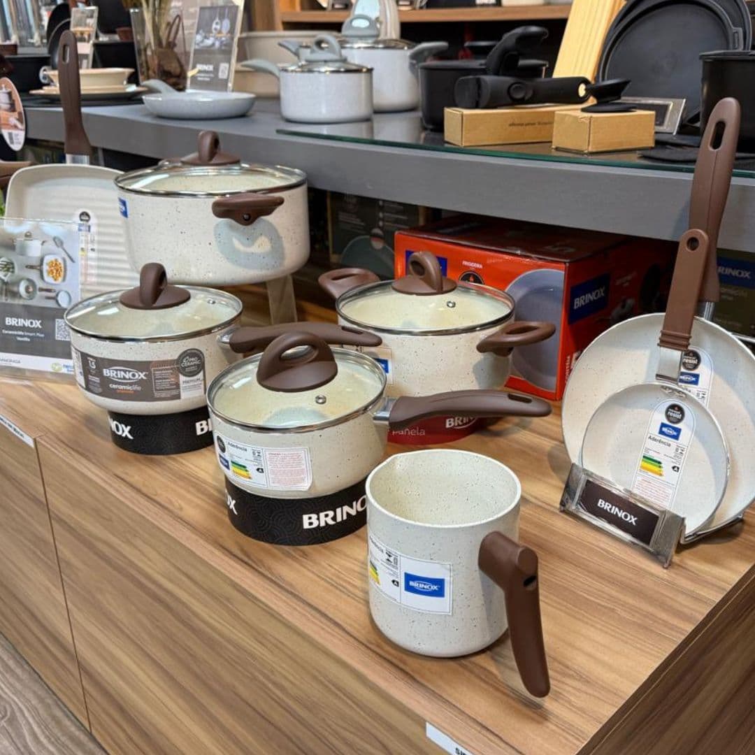 Brinox Conj de Panelas Ceramic Life Smart Plus