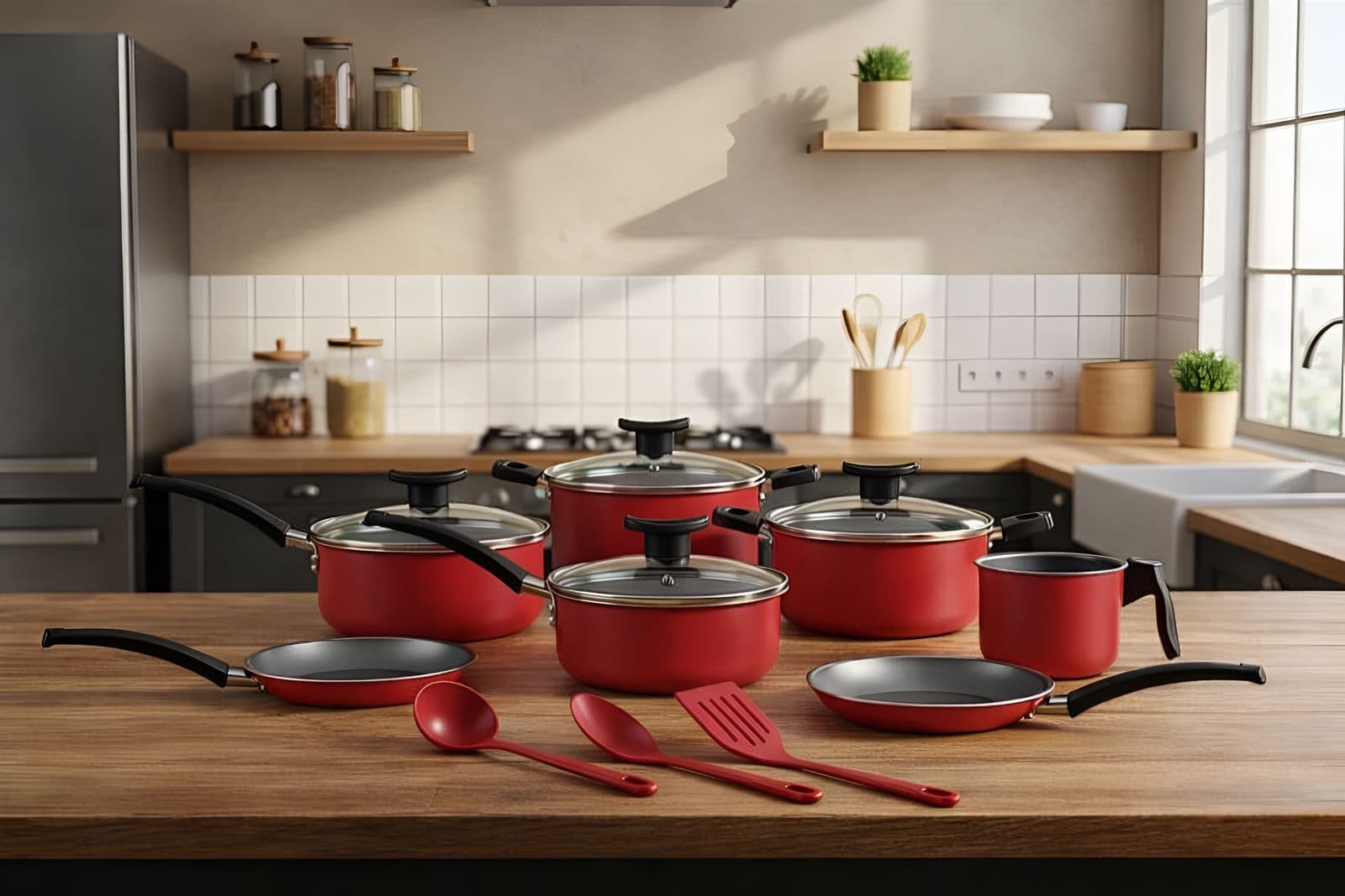 Brinox Jogo De Panelas Pro Flon 10 Peças