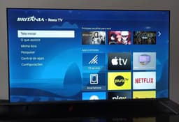 Britânia Smart TV 50" Roku Led Dolby Audio