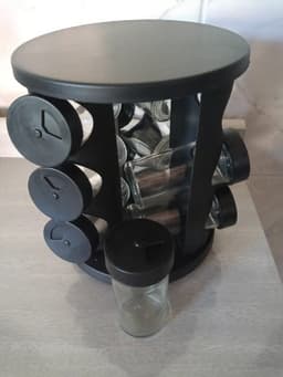 Chimichurri Porta Condimentos Giratório 9 Potes