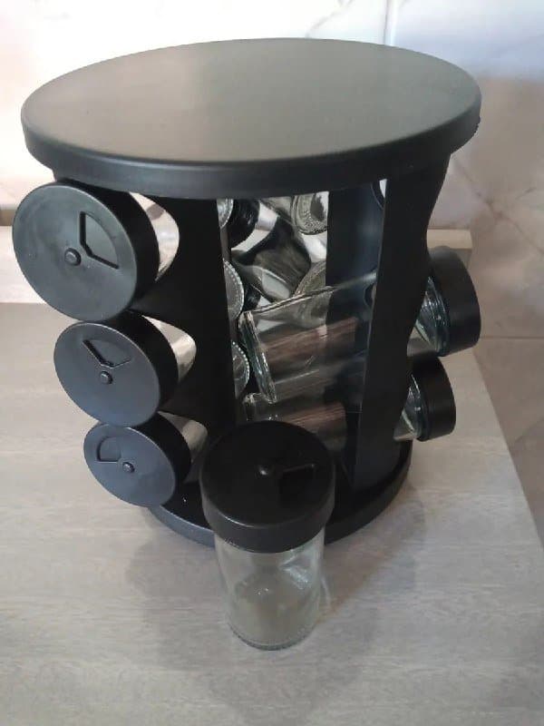 Chimichurri Porta Condimentos Giratório 9 Potes