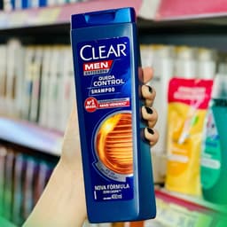 Clear Shampoo Anticaspa Men Queda Control 400ml
