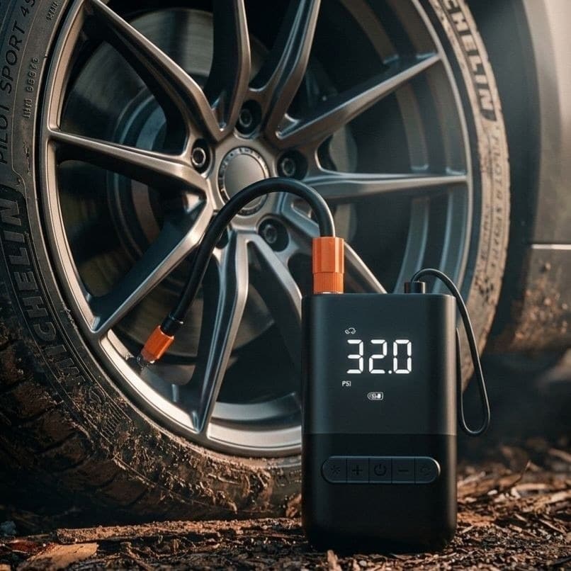 Compressor De Ar Portátil Inflador Para Pneus