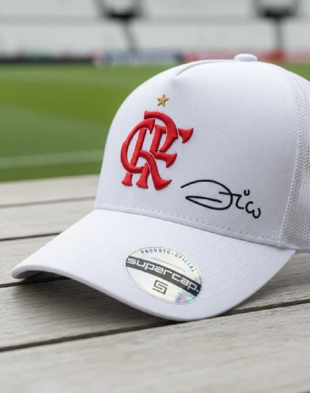 Flamengo Boné Zico 3D Trucker