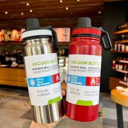 Garrafa Térmica Água Squeeze Inox 800ml