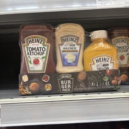 Heinz Pack Hamburguer Ketchup 397G Maionese 215G Mostarda 255G