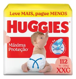 Huggies Fralda Descartável Máxima Proteção XXG
