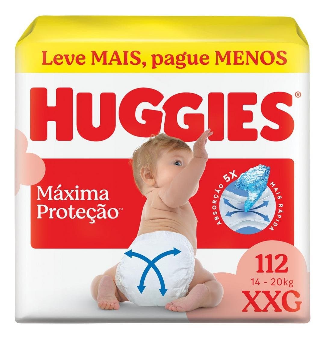 Huggies Fralda Descartável Máxima Proteção XXG