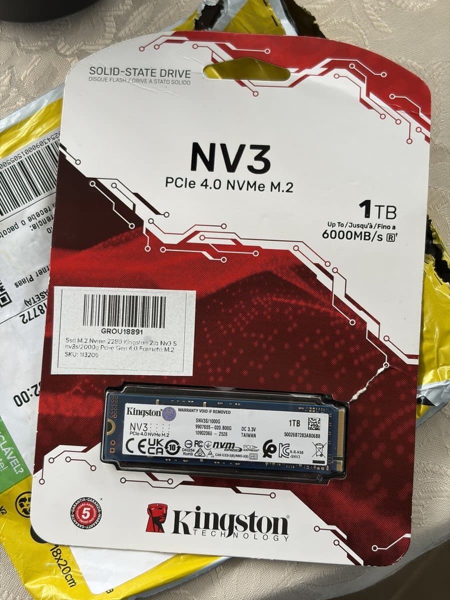 Kingston SSD NV3 1TB
