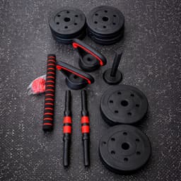 Kit Halteres Anilhas Ajustáveis Kettlebell