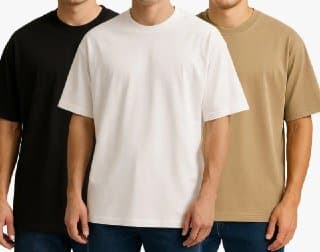 Kit Oversized Stretwear Básica Lisa Premium