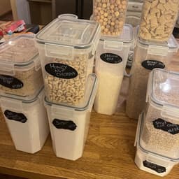 Kit Potes Herméticos Empilháveis 14 Unidades