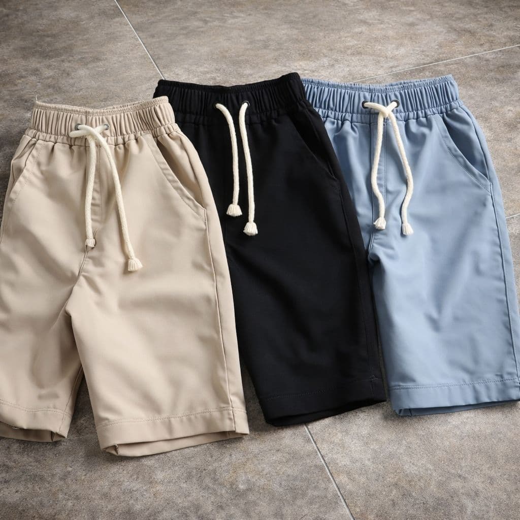 Kit Short Bermuda Casual Moda Praia