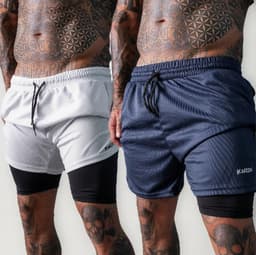 Kit Shorts Masculino 2 Em 1