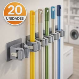 Kit Suportes de Vassoura Adesivo