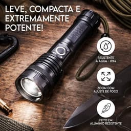 Lanterna Tática T9 Led Cree