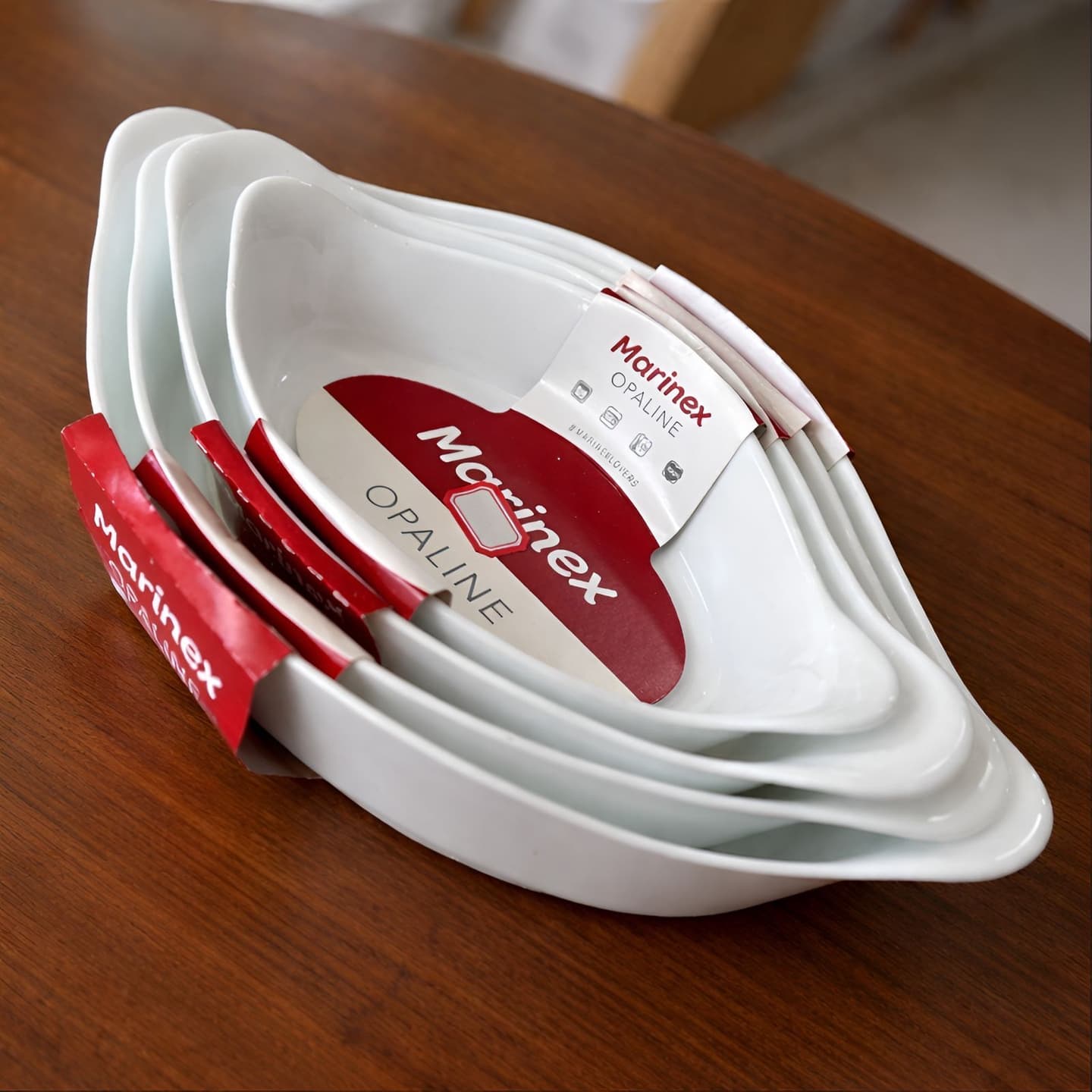 Marinex Conjunto de Assadeiras Oval 3 peças