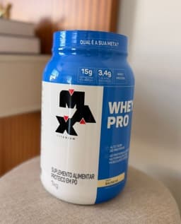 Max Titanium Whey Pro Baunilha 1kg