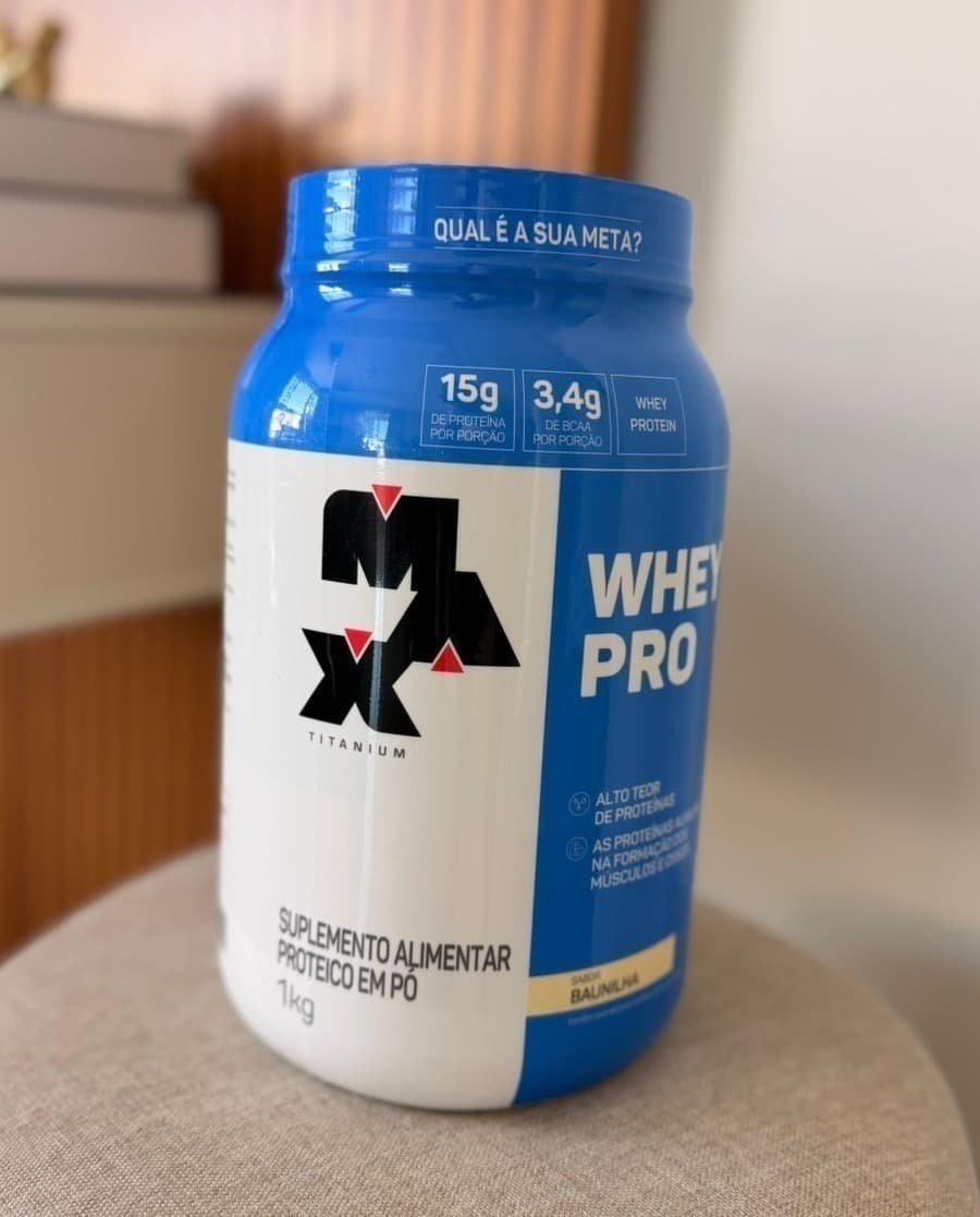 Max Titanium Whey Pro Baunilha 1kg