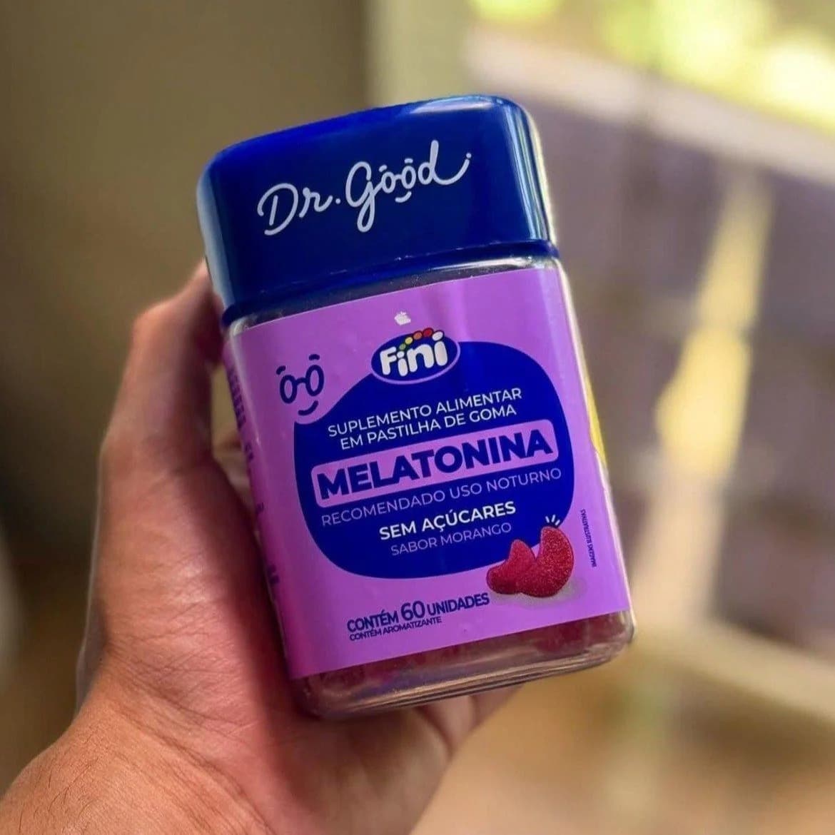 Melatonina em Gomas Sabor Morango