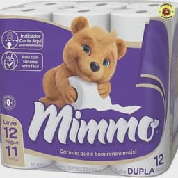 Mimmo Papel Higiênico Folha Dupla 30m