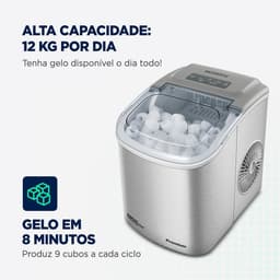 Mondial Máquina de Gelo Turbo Ice MG-12-GI