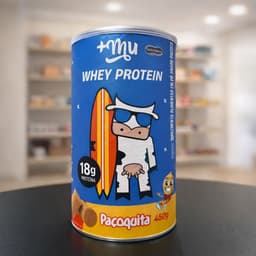 Mu Whey Concentrado Sabor Paçoquita 450g