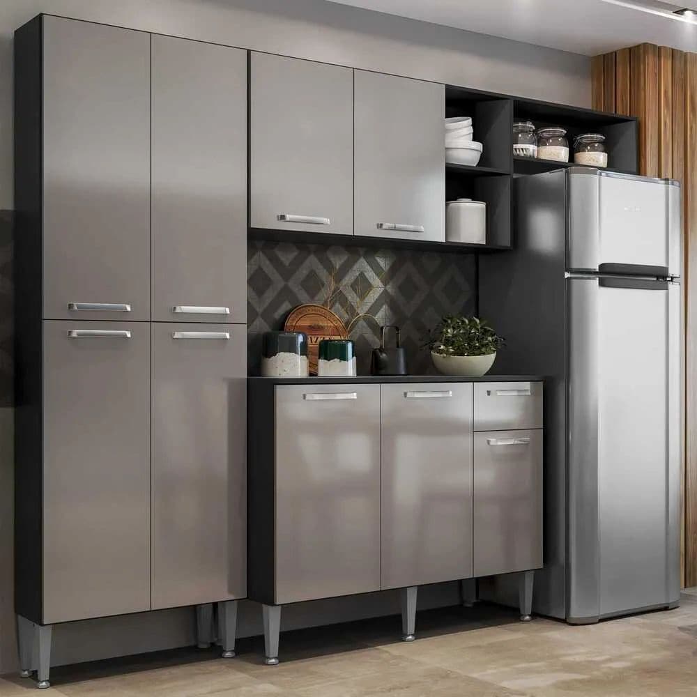 Multimóveis Armário De Cozinha Compacta Pequim