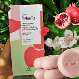Natura Tododia Sabonetes Romã e Flor de Amora 90g