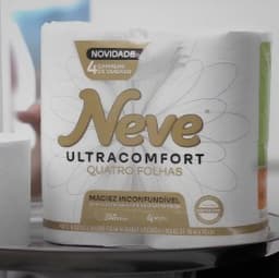 Neve Papel Higiênico Ultracomfort Folha Quádrupla