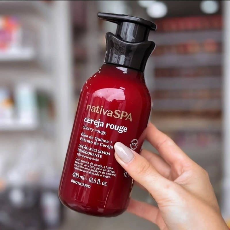 O Boticário Loção Corporal Nativa Spa Cereja Rouge 400ml