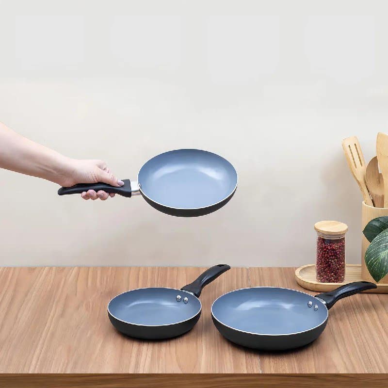 Oikos Frigideira Antiaderente Cerâmica 3 Pçs