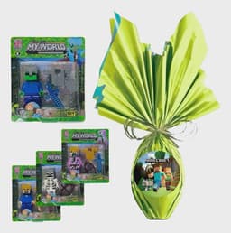 Ovo de Páscoa Minecraft 300g