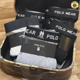 Polo Wear Kit 6 Cuecas Boxer