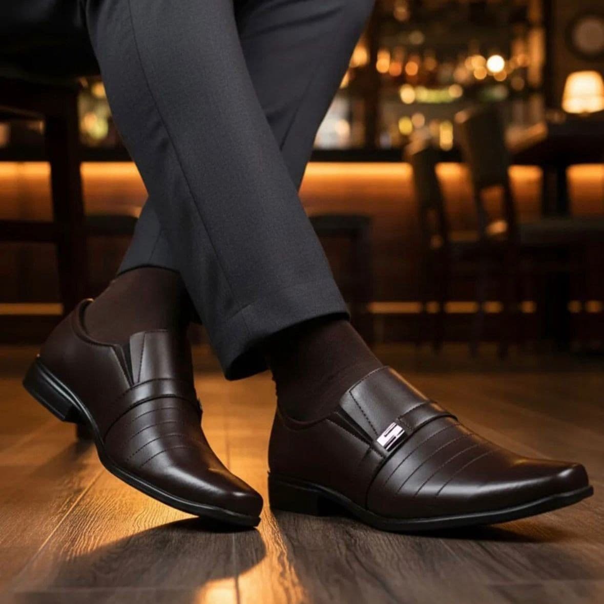 Sapato Oxford Social Couro Italiano