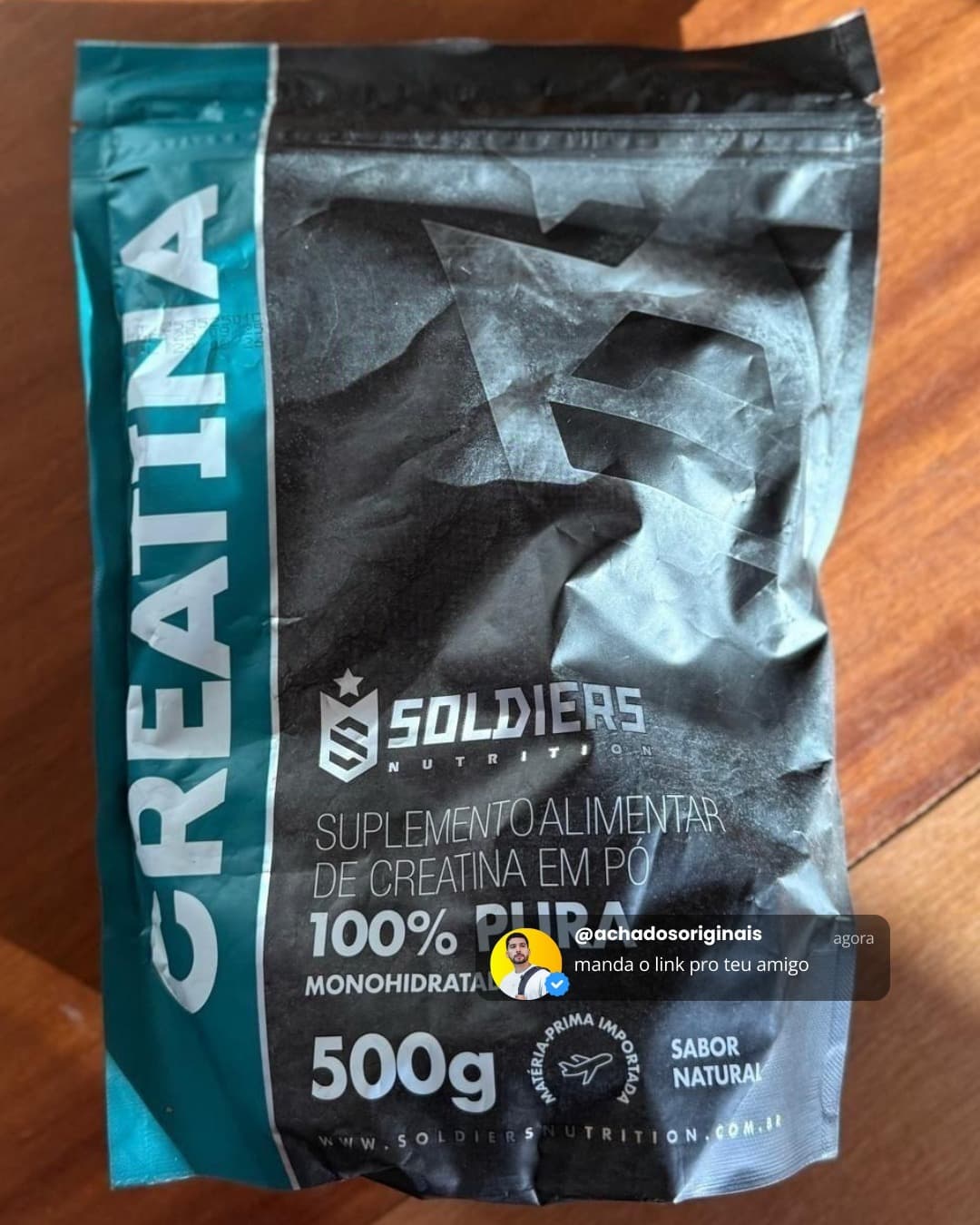 Soldiers Creatina Monohidratada 500g