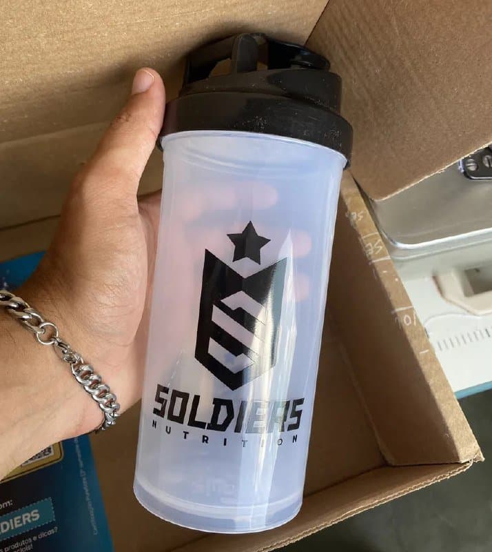 Soldiers Nutrition Coqueteleira Slim 600ml