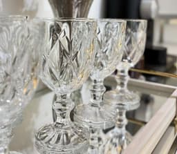 Taças Diamante Vidro 330ml