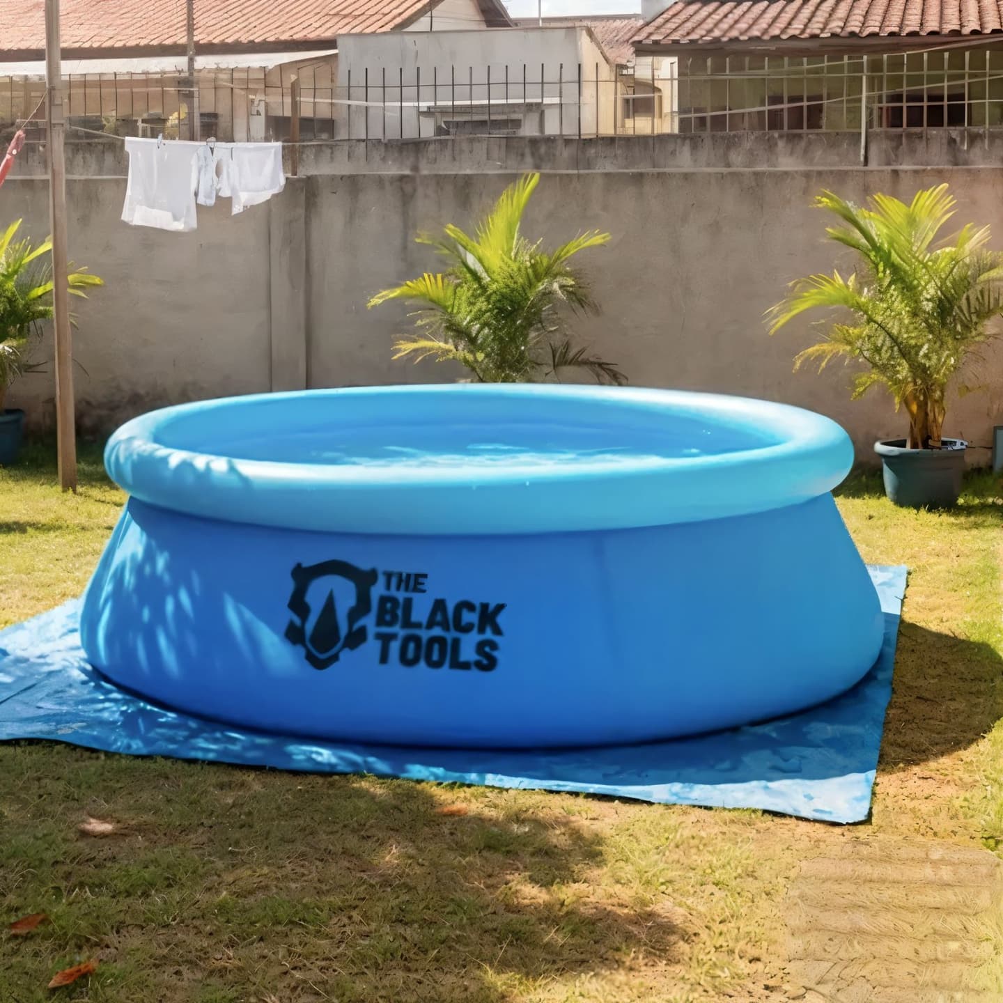 The Tools Piscina Inflável Redonda 1400L